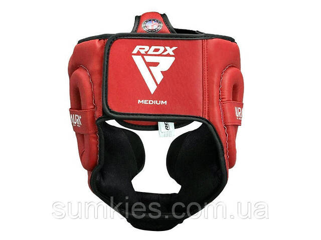 Боксерський шолом RDX AURA PLUS T-17 Red/Black XL - Фото 4