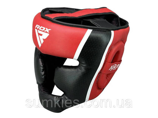 Боксерський шолом RDX AURA PLUS T-17 Red/Black XL - Фото 5