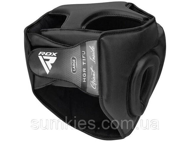 Боксерський шолом RDX T1 Grill Full Black XL - Фото 4