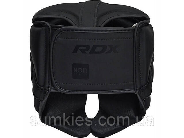 Боксерський шолом RDX T15 Noir Cheek Protector Matte Black XL - Фото 3