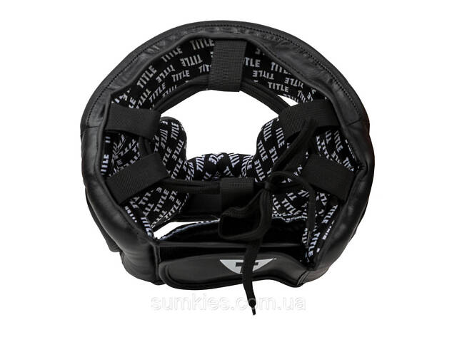 Боксерський шолом TITLE Classic Full Coverage Training Headgear 2.0 Black L (капа в комплекті) - Фото 6