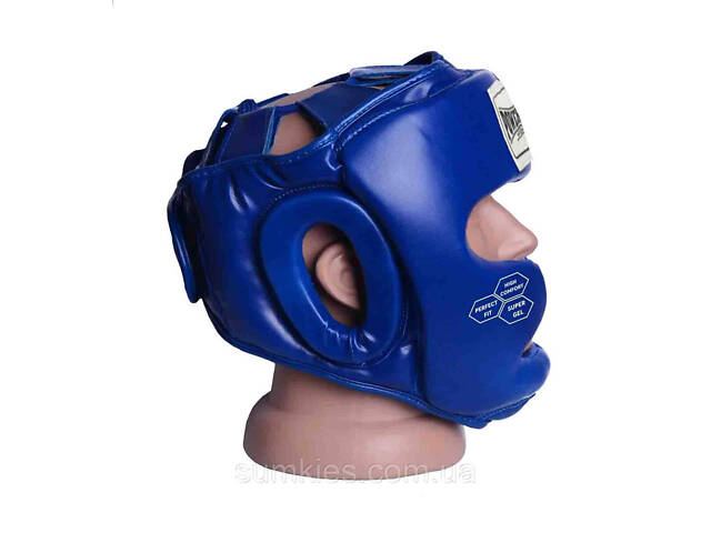 Боксерський шолом тренувальний PowerPlay 3043 Синій S - Фото 6