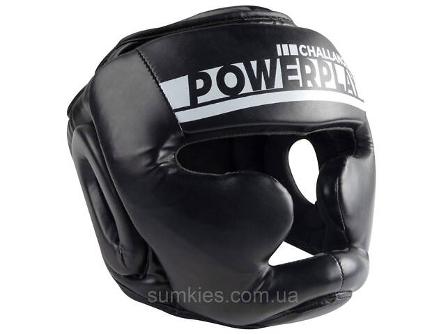 Боксерський шолом тренувальний PowerPlay 3048 Чорно-Білий S - Фото 1