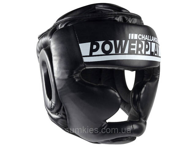 Боксерський шолом тренувальний PowerPlay 3048 Чорно-Білий S - Фото 4