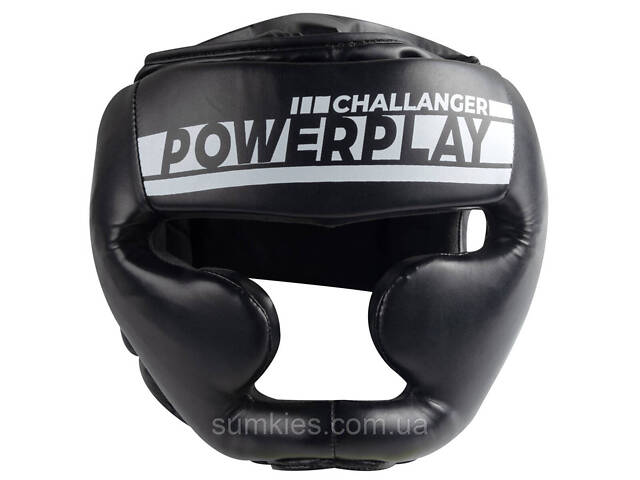 Боксерський шолом тренувальний PowerPlay 3048 Чорно-Білий S - Фото 5