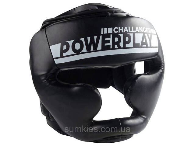 Боксерський шолом тренувальний PowerPlay 3048 Чорно-Білий S - Фото 6