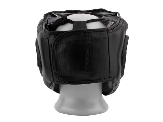 Боксерський шолом тренувальний PowerPlay 3067 Challanger з бампером PU + Amara Темно синій L - Фото 4