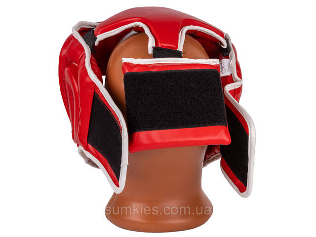 Боксерський шолом тренувальний PowerPlay 3100 PU Червоний XS - Фото 3