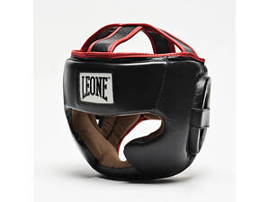 Боксерский шлем Leone CS426 FULL COVER Black L