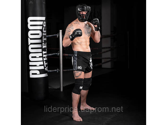 Боксерський шолом Phantom APEX Cage Black (капа в подарунок), Оригінал! - Фото 7