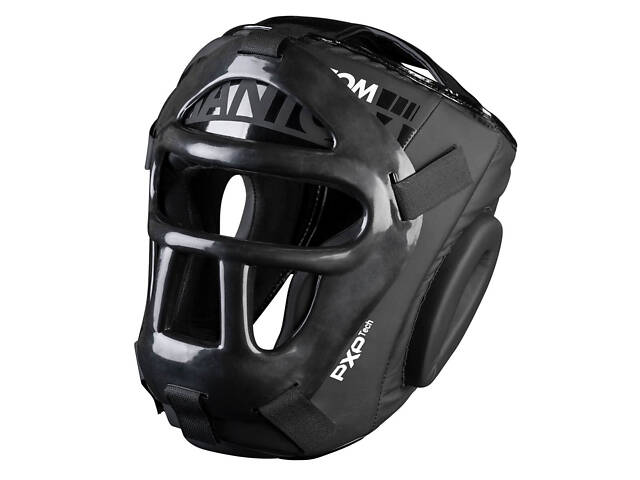 Боксерський шолом Phantom APEX Cage Black (капа в подарунок) - Фото 1