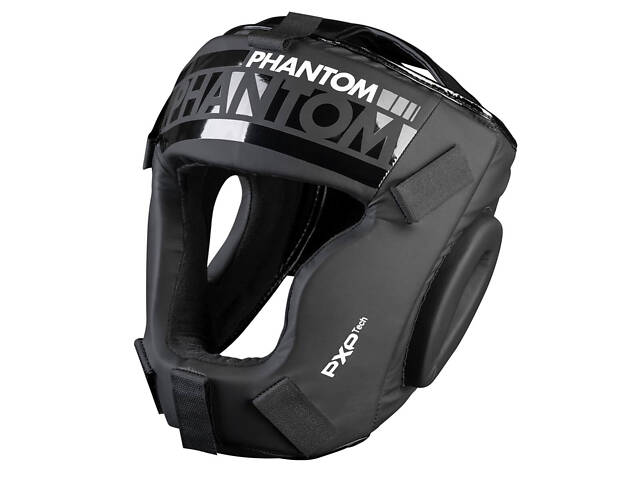 Боксерський шолом Phantom APEX Cage Black (капа в подарунок) - Фото 2