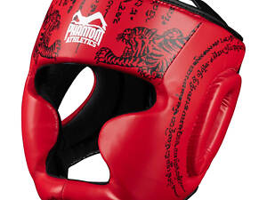 Боксерський шолом Phantom Muay Thai Full Face Red (капа в комплекті)