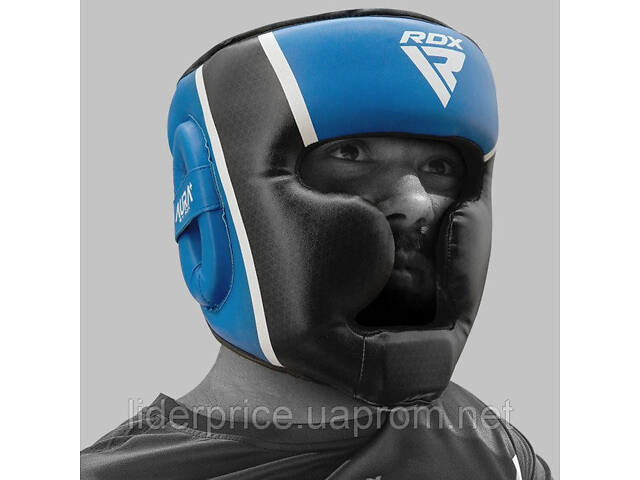 Боксерський шолом RDX AURA PLUS T-17 Blue/Black M, Оригінал! - Фото 6