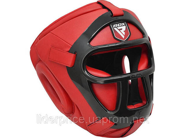 Боксерський шолом RDX T1 Grill Full Red L, Оригінал! - Фото 5