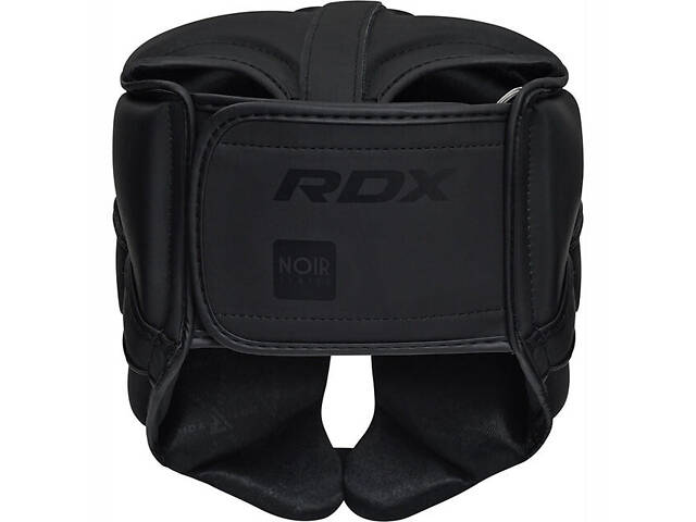 Боксерський шолом RDX T15 Noir Cheek Protector Matte Black M - Фото 3