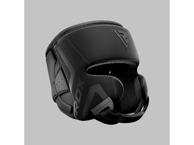 Боксерський шолом RDX T15 Noir Cheek Protector Matte Black M - Фото 8