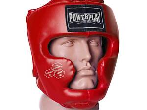 Боксерський шолом тренувальний PowerPlay 3043 Червоний S