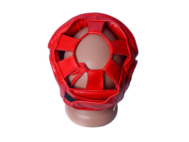 Боксерський шолом тренувальний PowerPlay 3043 Червоний S - Фото 6