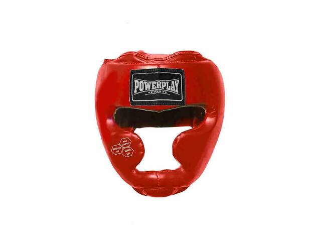 Боксерський шолом тренувальний PowerPlay 3043 Червоний XS - Фото 2