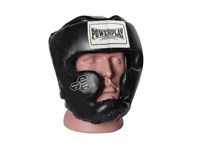 Боксерський шолом тренувальний PowerPlay 3043 Чорний XS - Фото 1