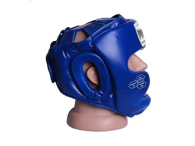 Боксерський шолом тренувальний PowerPlay 3043 Синій S - Фото 6
