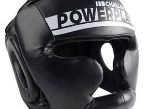 Боксерський шолом тренувальний PowerPlay 3048 Чорно-Білий XL