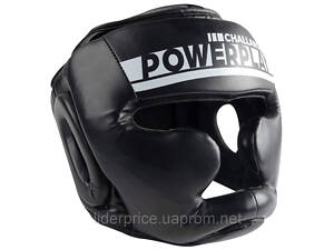 Боксерский шлем тренировочный PowerPlay 3048 Черно-Белый S, Оригинал!