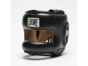 Боксерский шлем с бампером Leone CS425 Black L