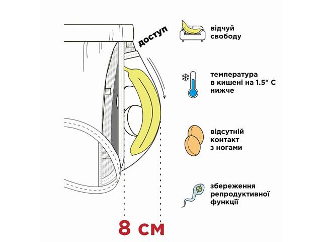 Боксери чоловічі анатомічні MAN's SET Anatomic Long w/skew fly Light Plus Black Series 4XL Темно-синій - Фото 3