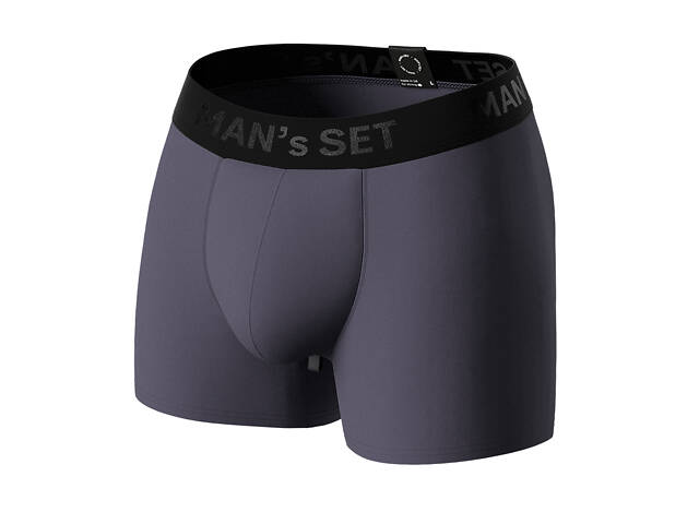 Боксери чоловічі анатомічні MAN's SET Intimate 2.0 Black Series Micromodal 3XL Графітовий - Фото 1