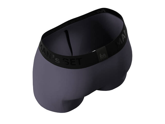 Боксери чоловічі анатомічні MAN's SET Intimate 2.0 Black Series Micromodal 3XL Графітовий - Фото 4