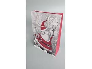 Большой бумажные пакет вертикальный 25/37/8 новогодний -026 (12 шт)