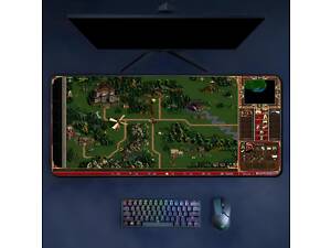 Большой коврик для мыши Heroes of Might and Magic III RESTEQ — 900×400×2 мм, антискользящая основа, тканевая поверхность