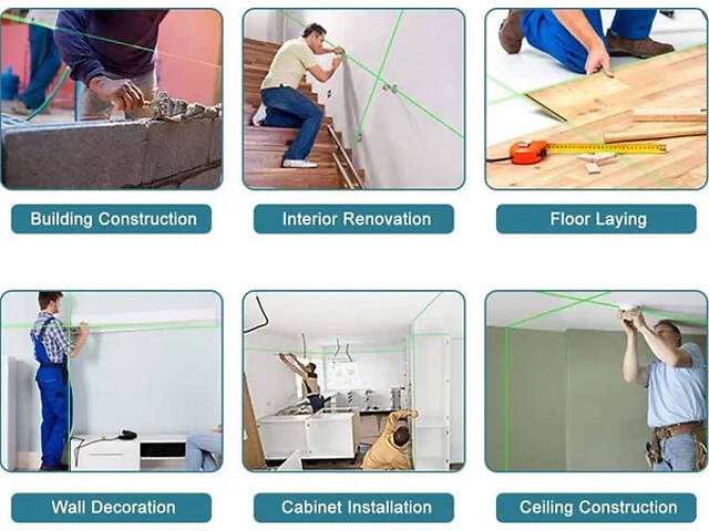 ВЕЛИКИЙ Перехресний лазерний рівень Laser на 2 акумулятори - Фото 5