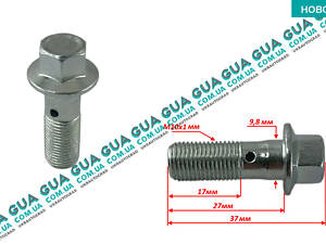 Болт / штуцер крепления трубки суппорта ( банжо ) M10x1mm 3258 Nissan / НИССАН SUNNY N14 / САННИ Н14