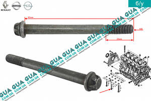 Болт / винт крепления бугельной плиты ( M8X1.25-85 ) 7703002914 Nissan / НИССАН INTERSTAR 1998-2010 / ИНТЭРСТАР 98-10,