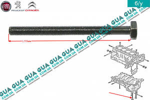 Болт / винт крепления бугельной плиты ( M9x125 L115 ) 013254 Citroen / СИТРОЭН JUMPY III 2007- / ДЖАМПИ 3, Citroen / СИТ