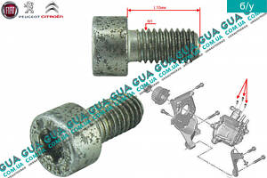 Болт / винт крепления редукционного клапана топливного насоса высокого давления ТНВД ( М1x10 ) 1шт 9467636580 Citroen /