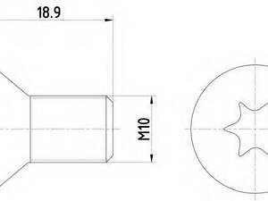 Болт TEXTAR TPM0010 на MINI MINI (R56)