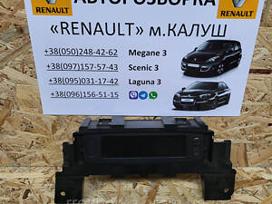 Бортовий інформаційний дисплей Renault Laguna 3 07-15р. (радіо годинник Рено Лагуна) 280340002R