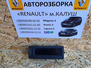 Бортовий інформаційний дисплей Renault Megane 3 07-15р. (радіо годинник Рено Меган) 280346458r