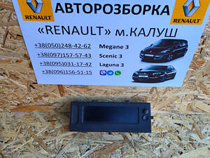 Бортовий інформаційний дисплей Renault Megane 3 07-15р. (радіо годинник Рено Меган) 280349044R