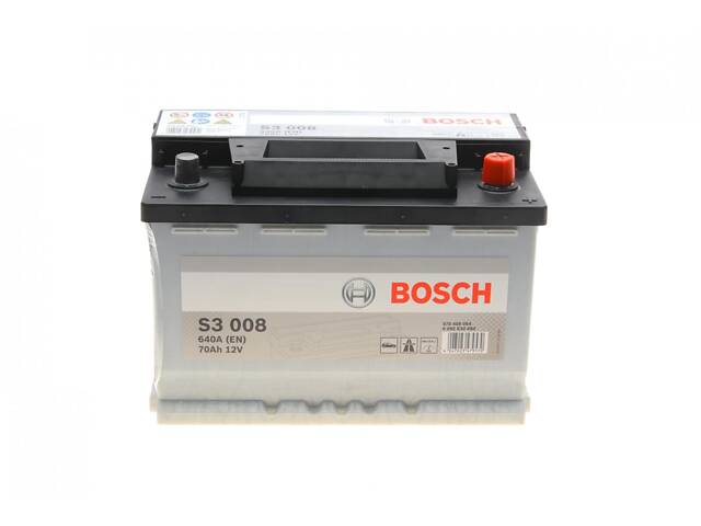 BOSCH S3 Batterie 0 092 S30 080 12V, 640A, 70Ah