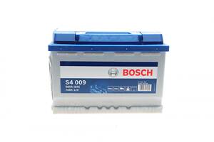 BOSCH 0 092 S40 090 Аккумуляторная батарея 74Ah/680A (278x175x190/+L/B13)