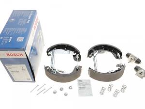 BOSCH 0 204 114 582 Колодки тормозные (задние) Daewoo Lanos 97-/Opel Astra F/G/Vectra A (барабанные) (200x45)(+цилиндры)