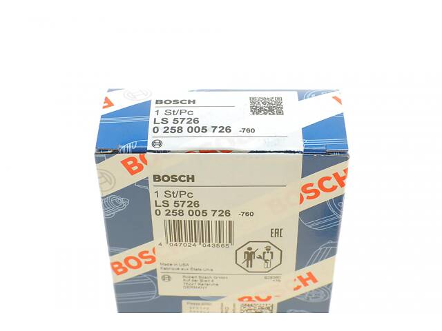 BOSCH 0 258 005 726 Лямбда зонд Mazda 626 2.0 87-92/Renault 1.6 01- - Фото 13