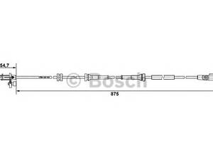 Bosch 0 265 007 790. Датчик швидк.оберт.колеса