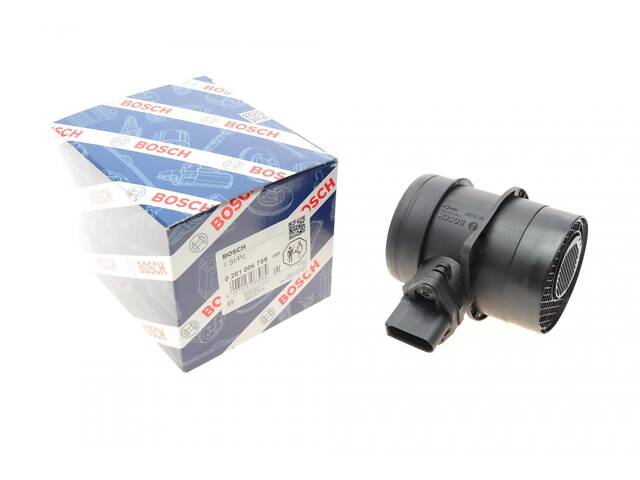 BOSCH 0 281 006 759 Расходомер воздуха VW T5 2.5TDI/Caddy 2.0TDI/LT 2.8TDI/CDI 97-09 - Фото 1