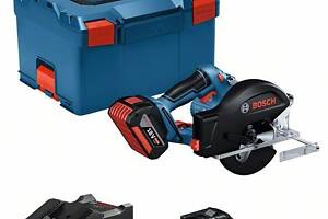 BOSCH 0 601 6B8 002 Пила ручна дискова акумуляторна для металу GKM 18V-50 4250 об/хв/136mm (+ 2 АКБ/+ зарядний пристрій)